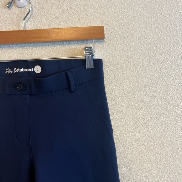 Betabrand Boot-Cut Class Yoga Dress Pant in Navy - Picture 7 of 12
